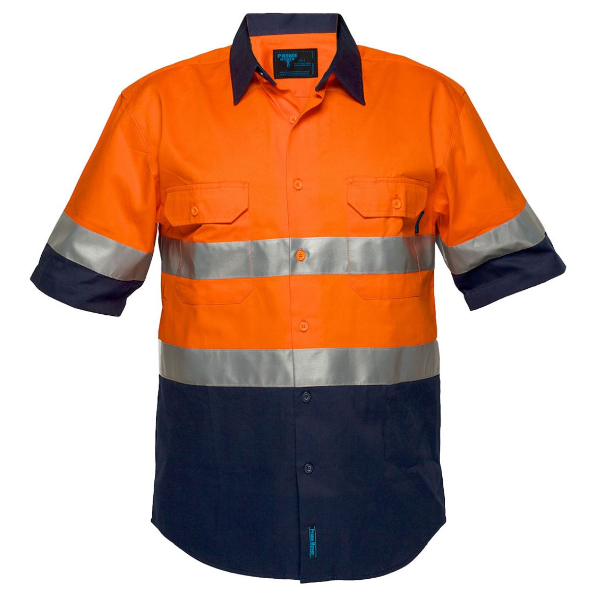 Picture of Portwest Hi-Vis Two Tone Regular Weight Short Sleeve Shirt with Tape